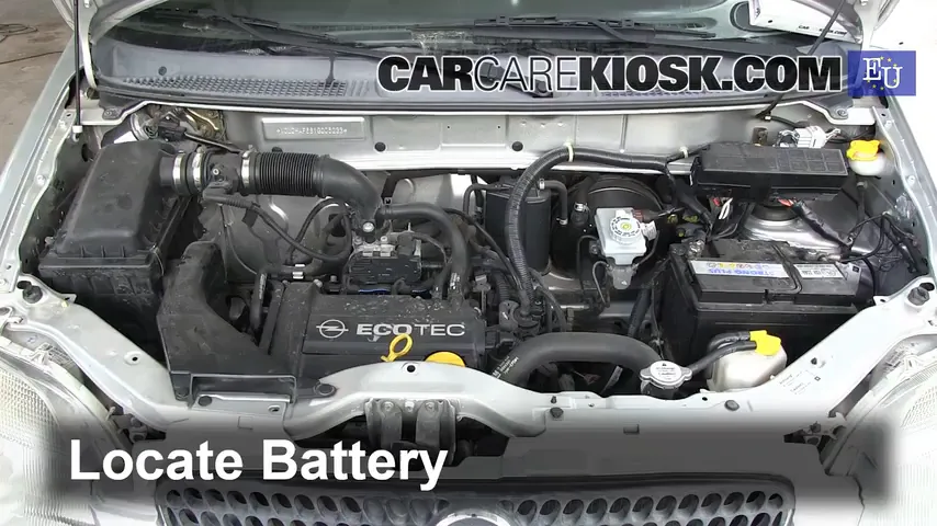 2001 Opel Agila Design 1.3L 3 Cyl. Battery Jumpstart